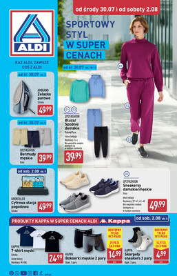 Leták Aldi Polsko 30.7.-5.8.2025