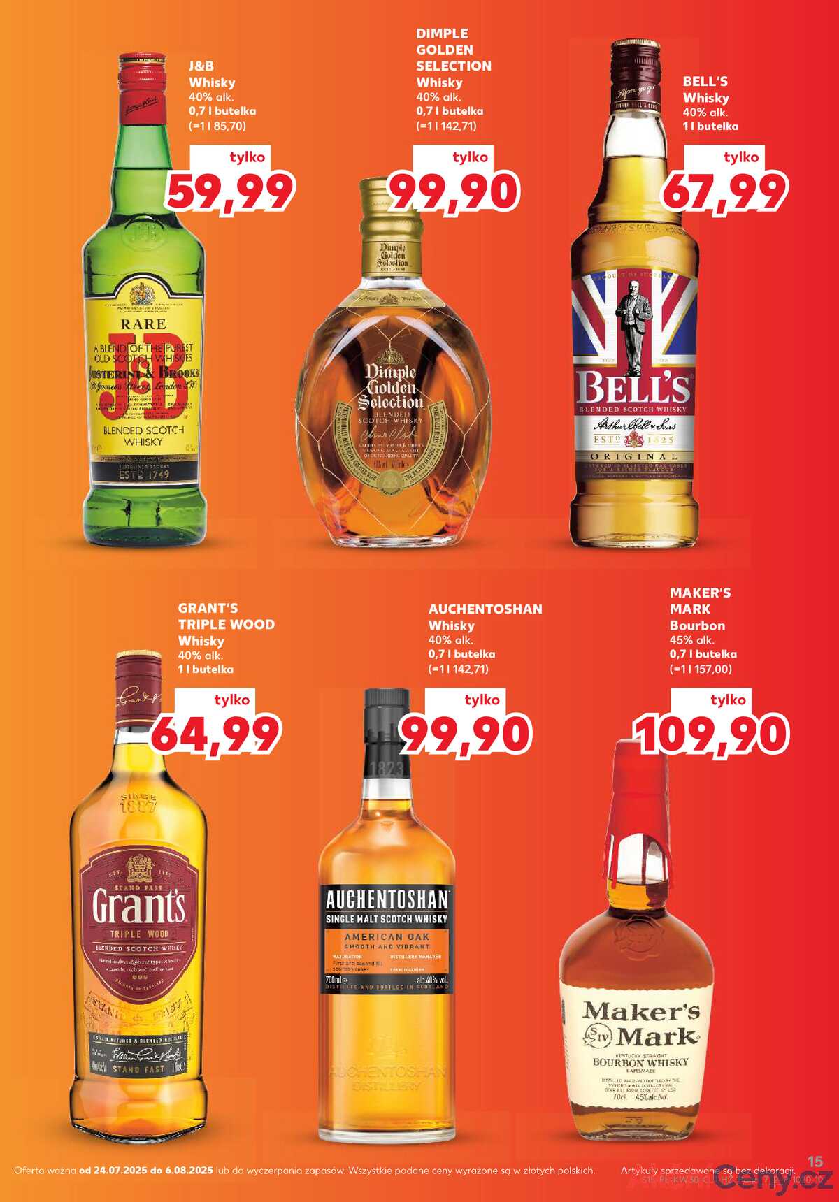Leták Kaufland Polsko 24.7.-6.8.2025 - Bar Kaufland strana 15