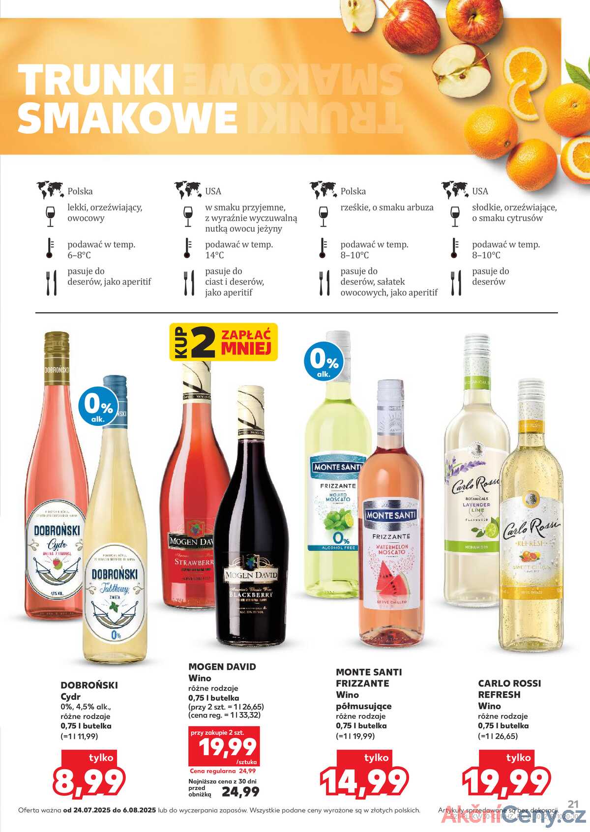 Leták Kaufland Polsko 24.7.-6.8.2025 - Bar Kaufland strana 21