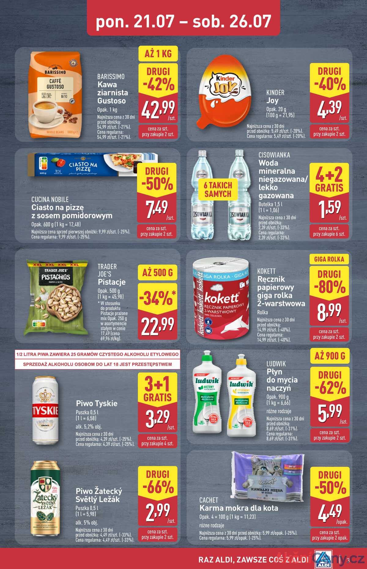 Leták Aldi Polsko 24.7.-26.7.2025 - Víkendová nabídka strana 3