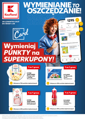 Leták Kaufland Polsko 24.7.-6.8.2025