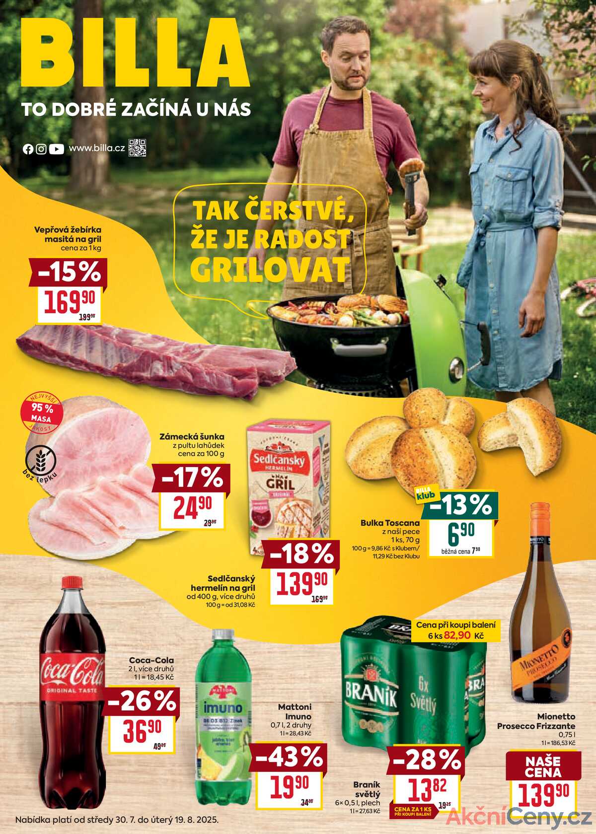 Billa katalog Léto od 30.7. do 19.8.2025 strana 1