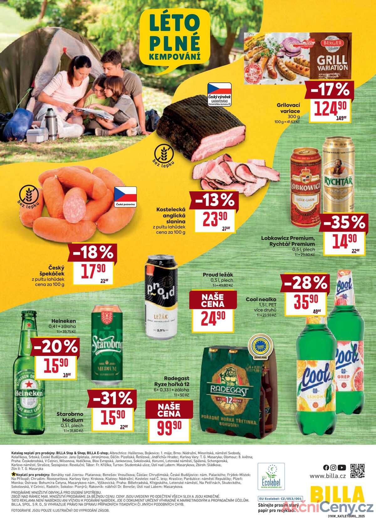 Billa katalog Léto od 30.7. do 19.8.2025 strana 30