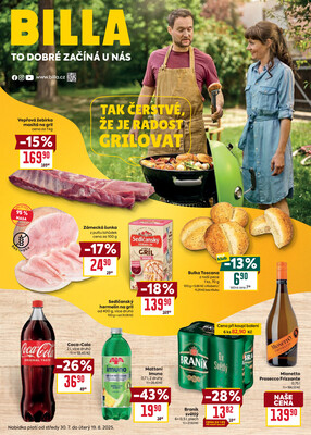 Billa katalog Léto od 30.7. do 19.8.2025