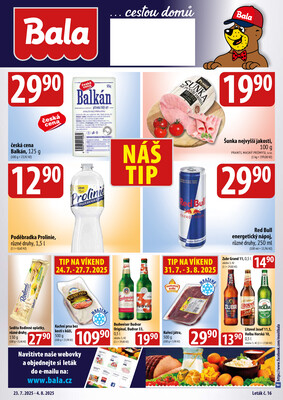 Bala Velký leták Holba plus do 4.8.