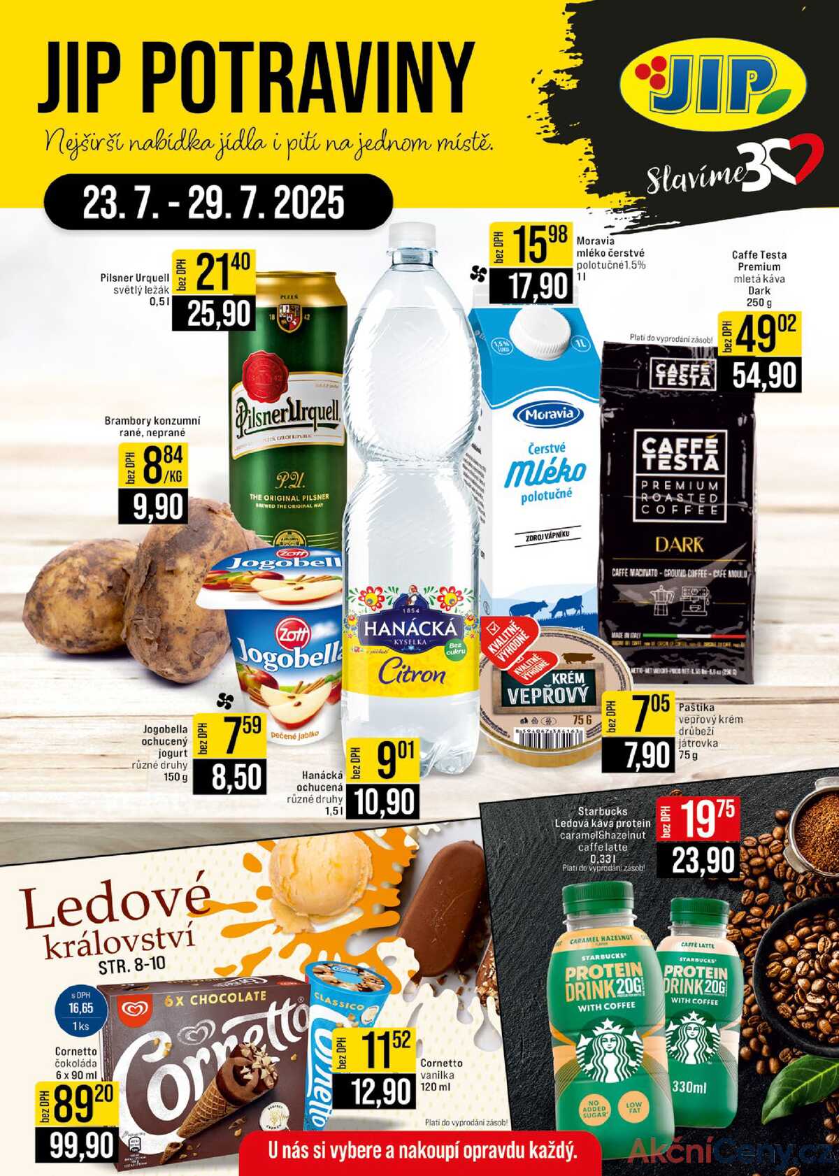 JIP Cash & Carry České Budějovice, Most, Náchod, Polička, Sušice a Svoboda nad Úpou od 23.7. do 29.7.2025 strana 1