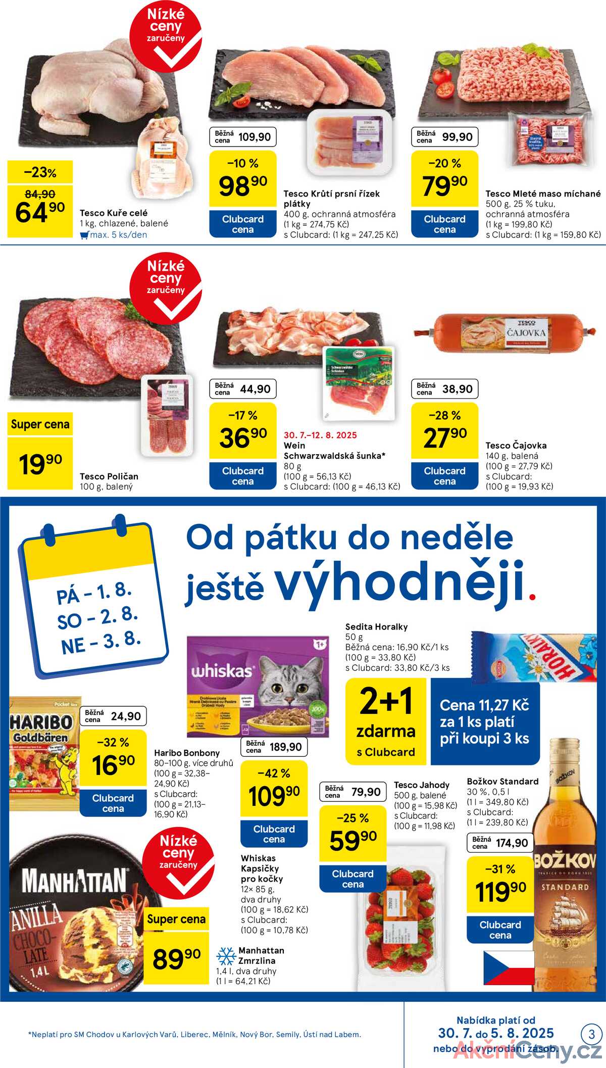 Tesco supermarkety od 30.7. do 5.8.2025 strana 3