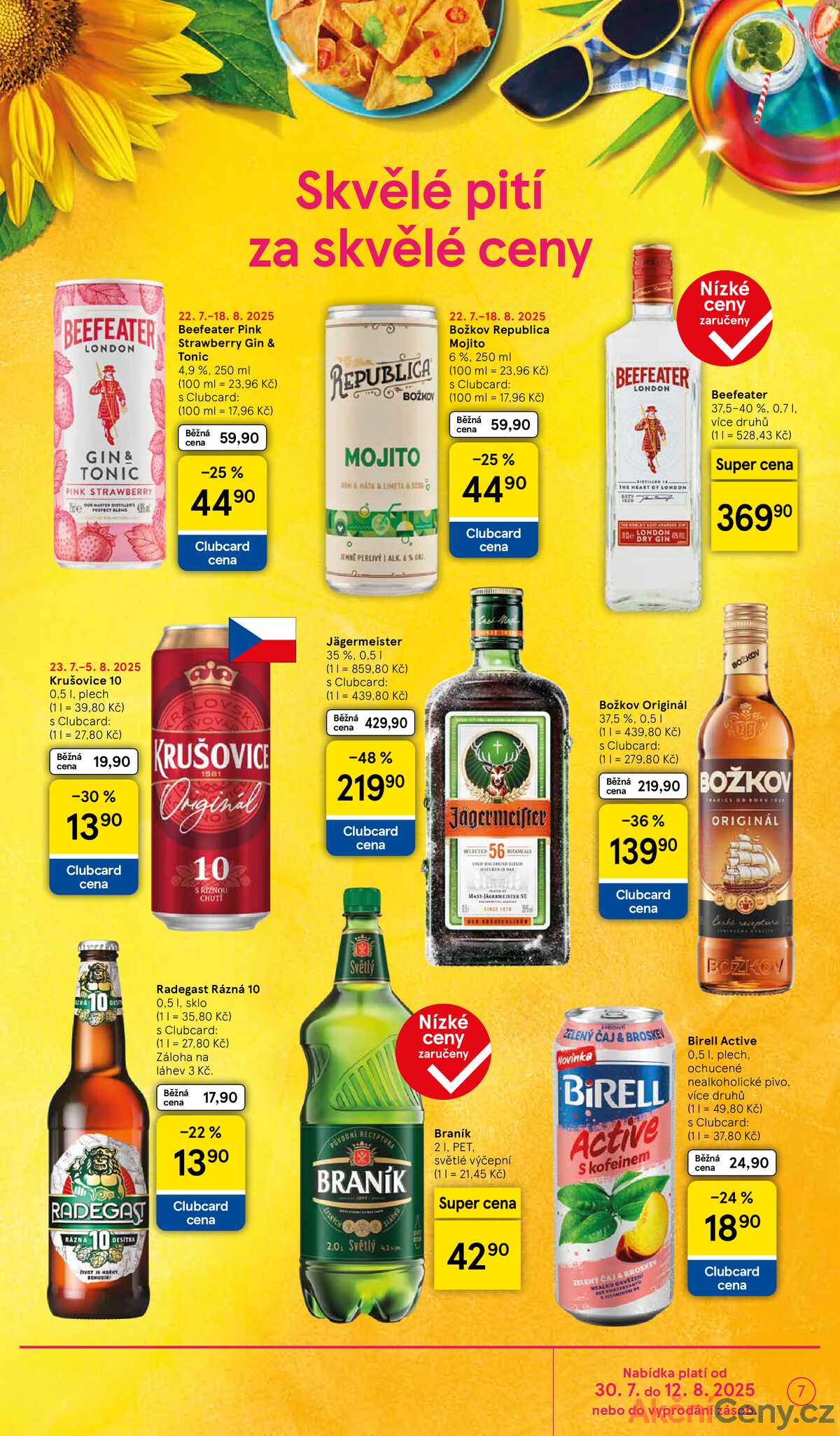 Tesco supermarkety od 30.7. do 5.8.2025 strana 7