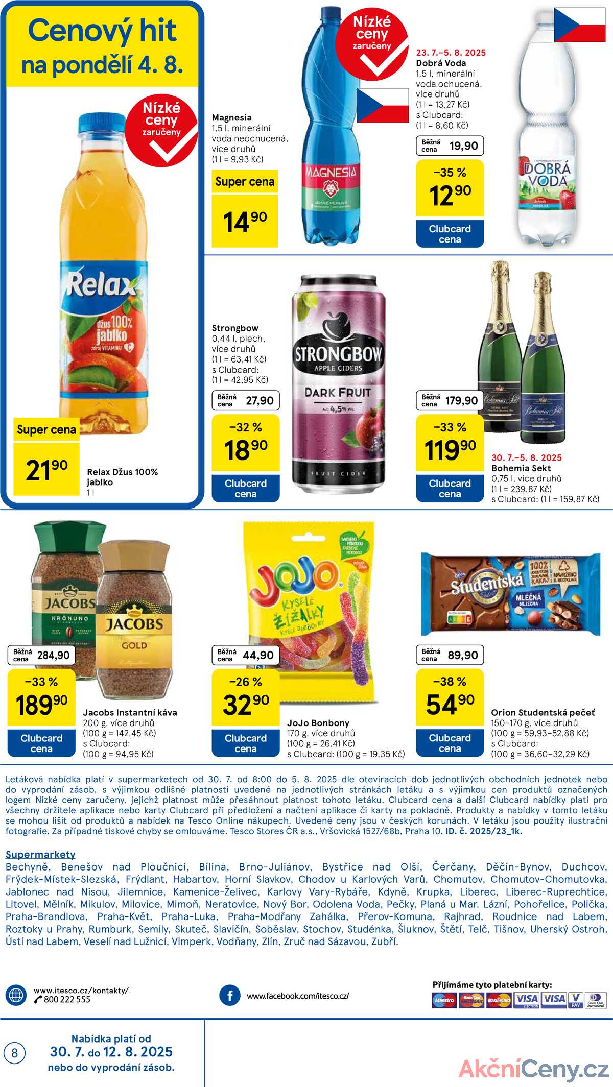 Tesco supermarkety od 30.7. do 5.8.2025 strana 8