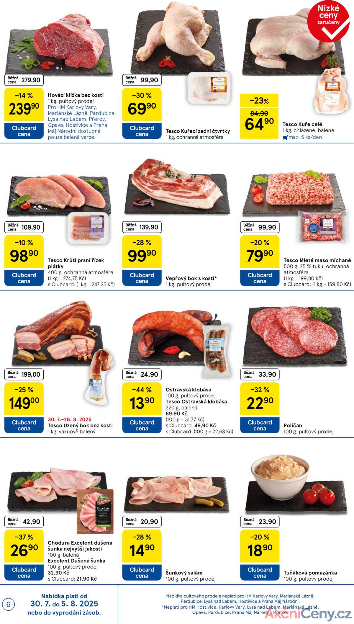 Tesco malé hypermarkety od 30.7. do 5.8.2025 strana 6