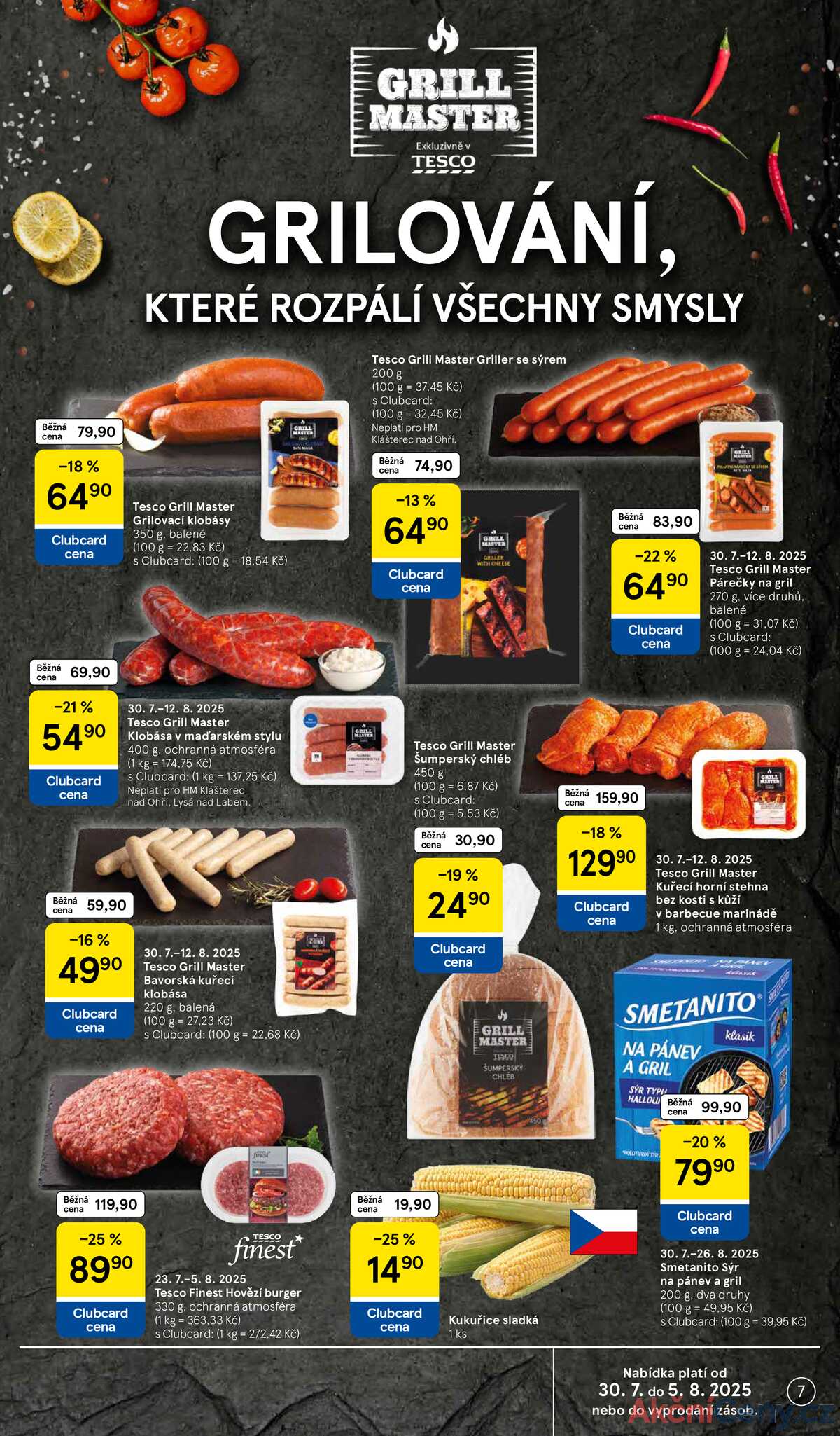 Tesco malé hypermarkety od 30.7. do 5.8.2025 strana 7
