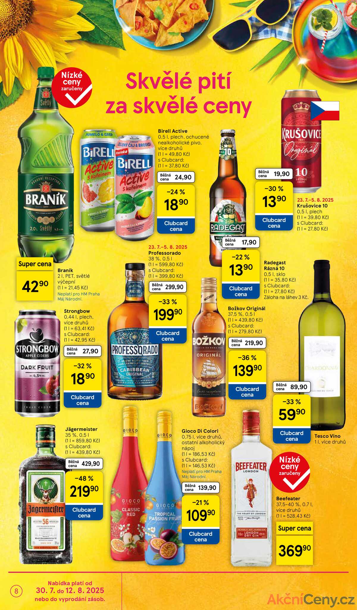 Tesco malé hypermarkety od 30.7. do 5.8.2025 strana 8