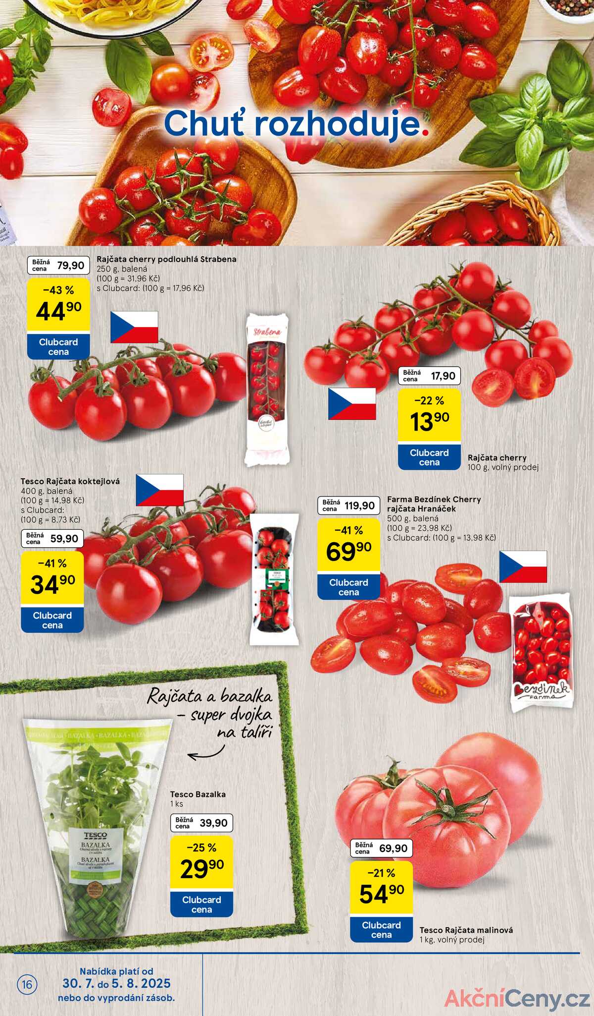 Tesco malé hypermarkety od 30.7. do 5.8.2025 strana 16