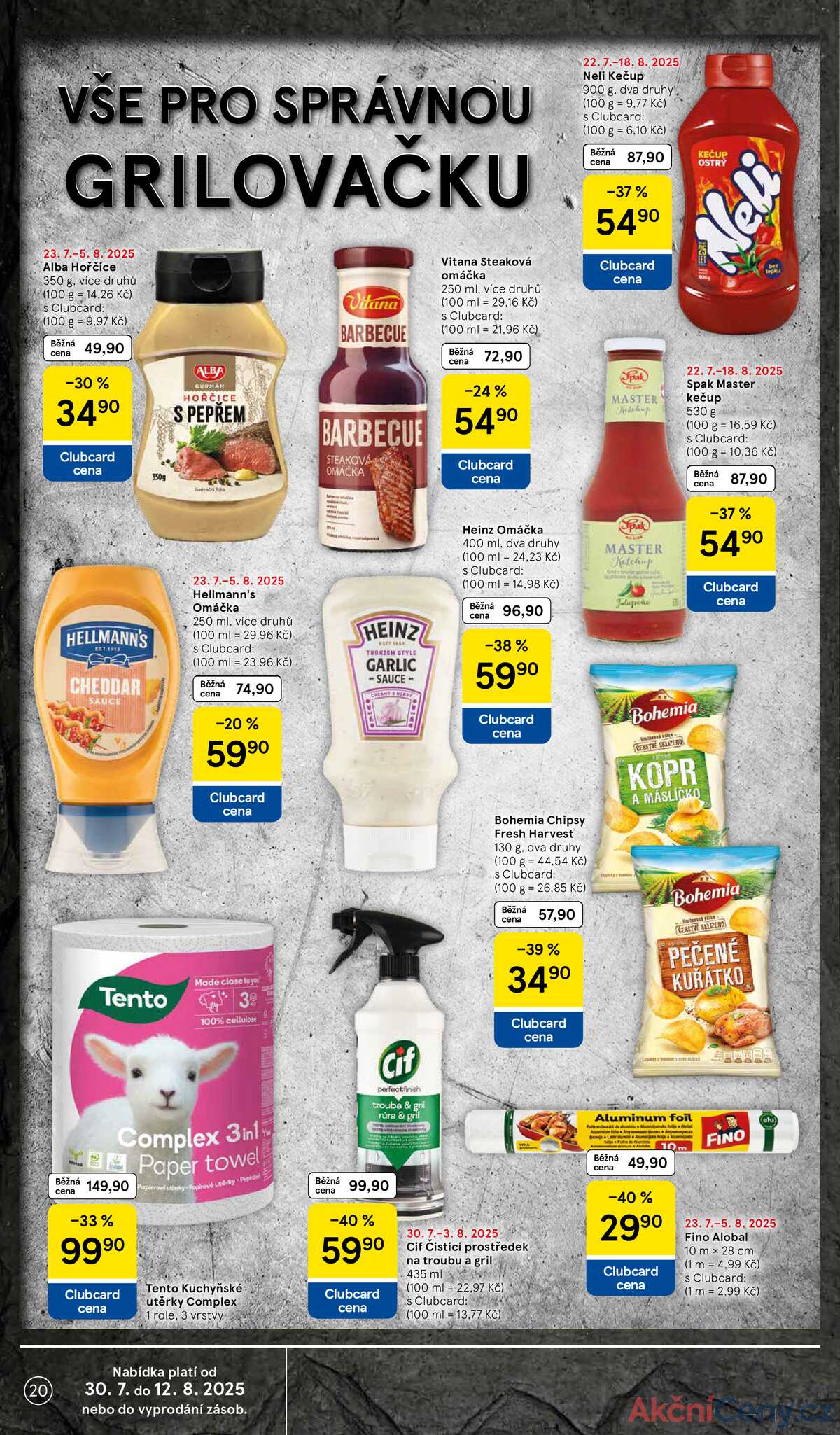 Tesco malé hypermarkety od 30.7. do 5.8.2025 strana 20