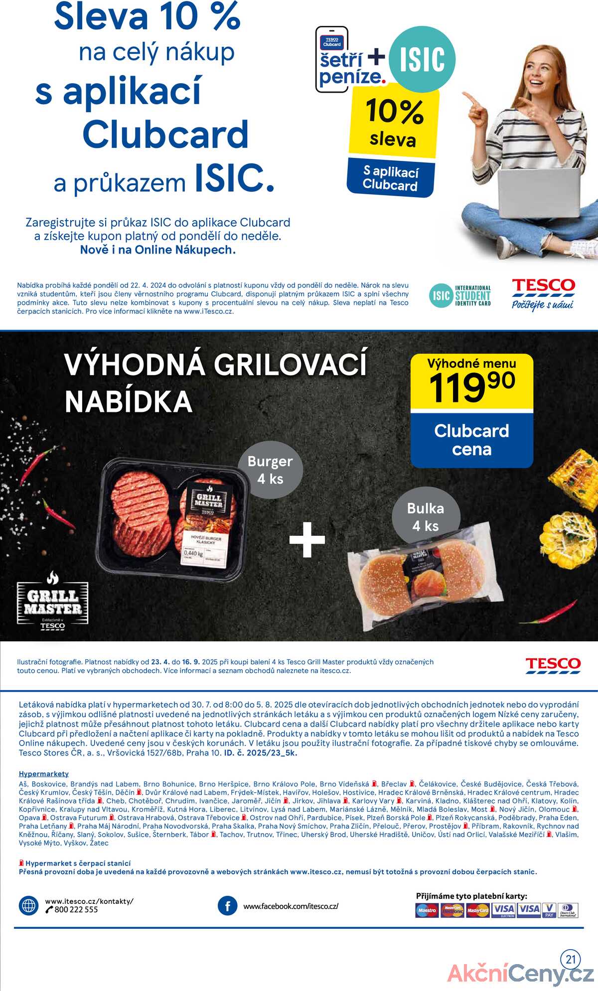 Tesco malé hypermarkety od 30.7. do 5.8.2025 strana 21