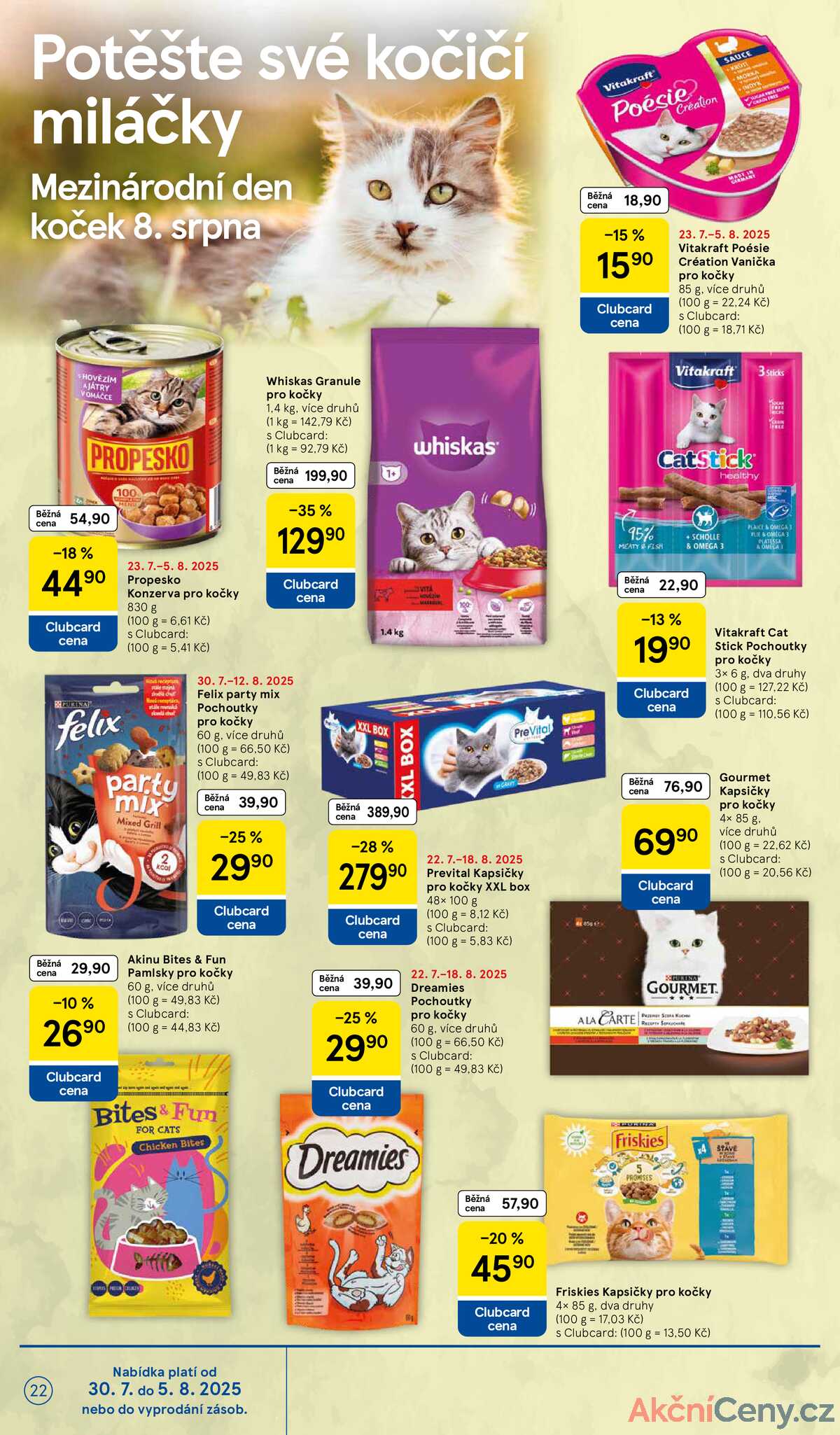 Tesco malé hypermarkety od 30.7. do 5.8.2025 strana 22