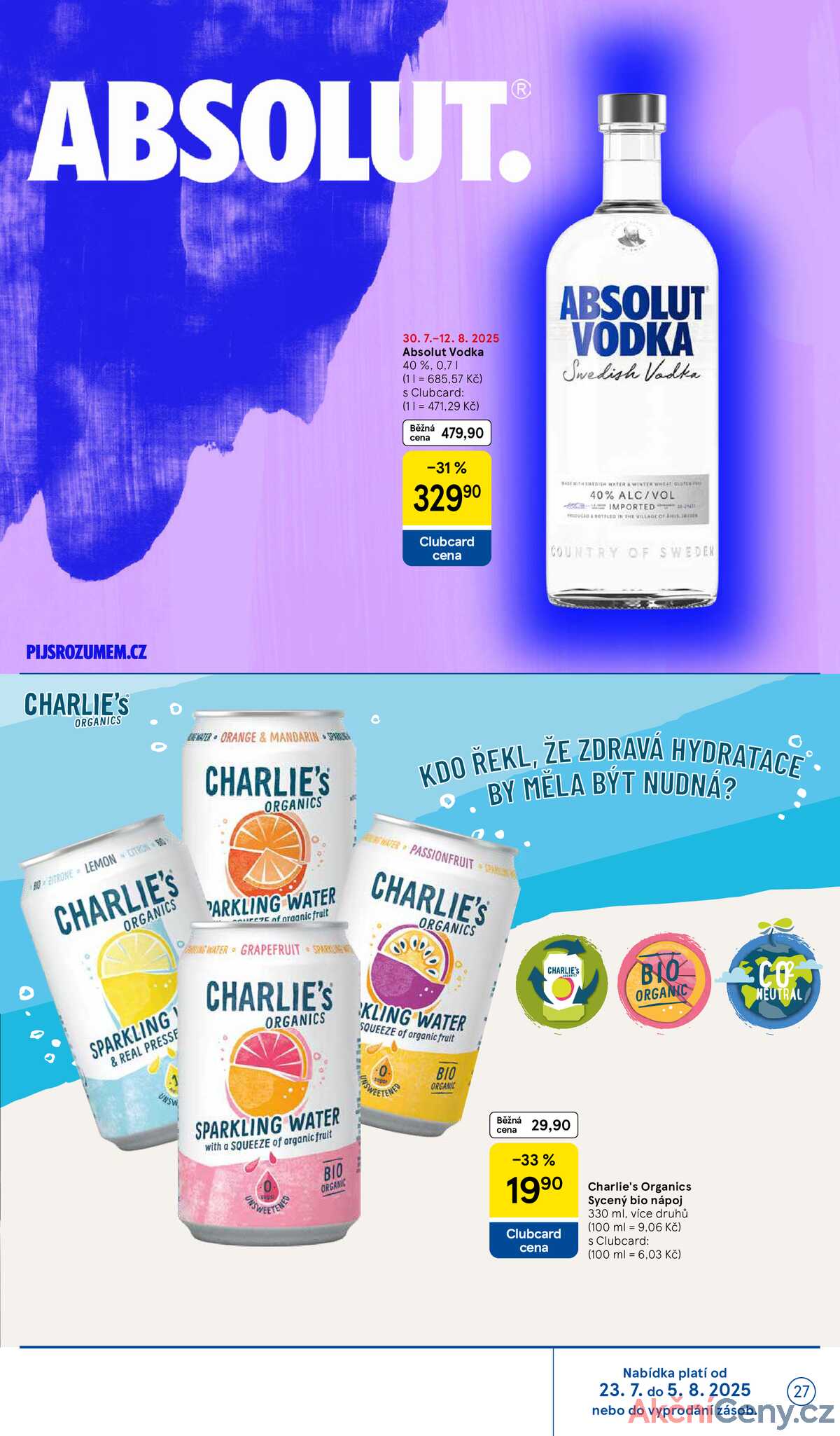 Tesco malé hypermarkety od 30.7. do 5.8.2025 strana 27