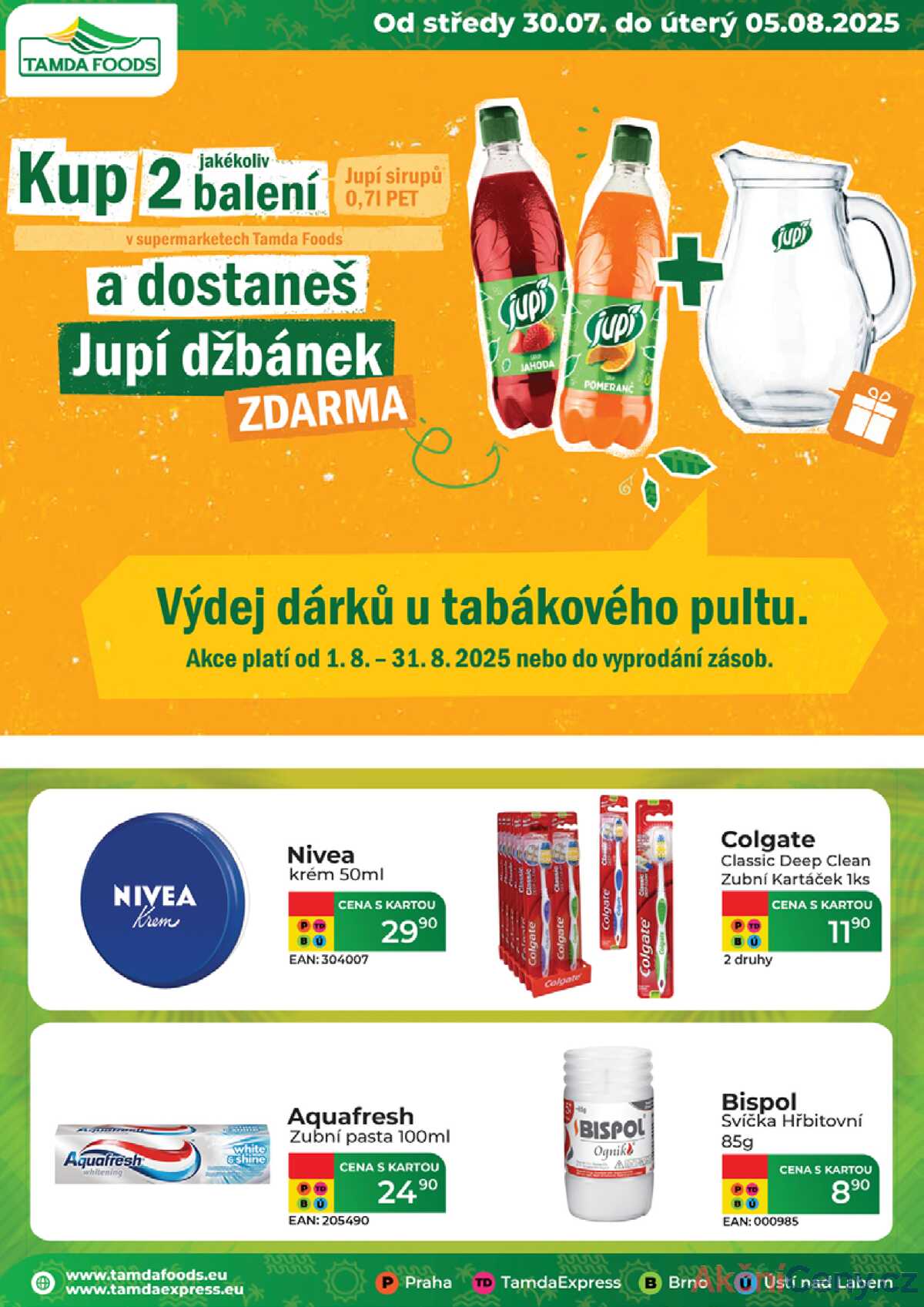 Tamda Foods od 30.7. do 5.8.2025 strana 1