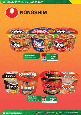 Tamda Foods od 30.7. do 5.8.2025