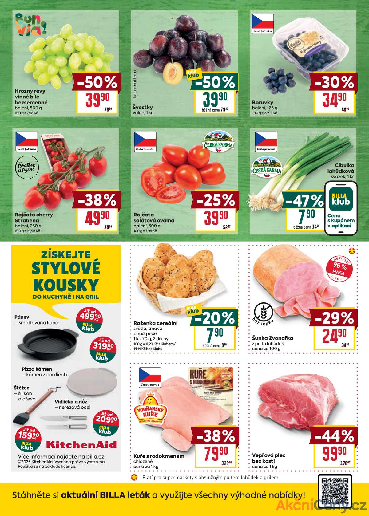 Billa malý leták od 30.7. do 5.8.2025 strana 2
