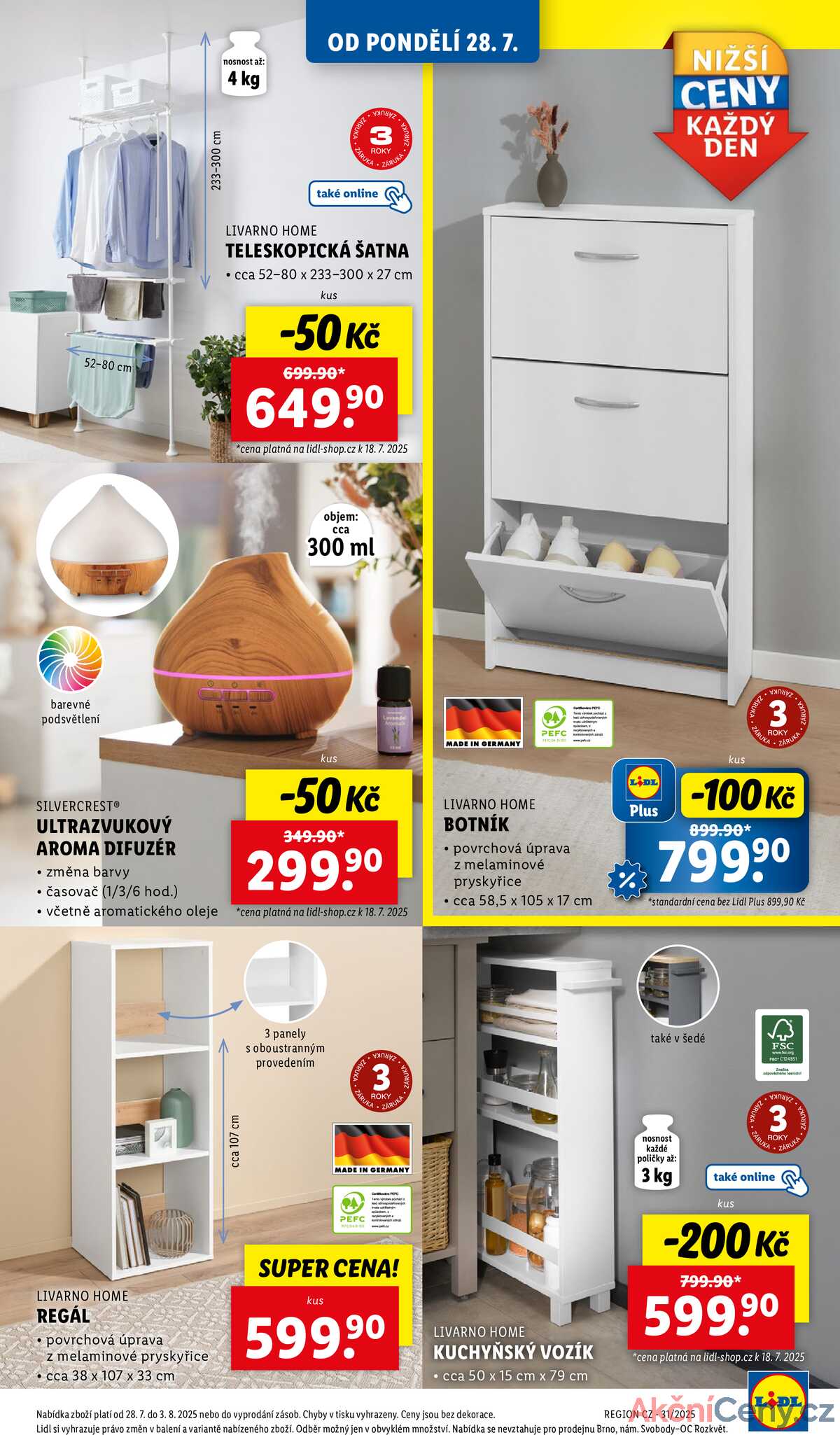 Lidl Spotřební zboží 28.7. - 3.7. strana 3