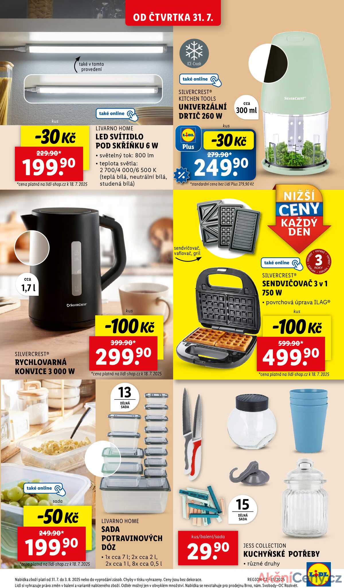 Lidl Spotřební zboží 28.7. - 3.7. strana 17