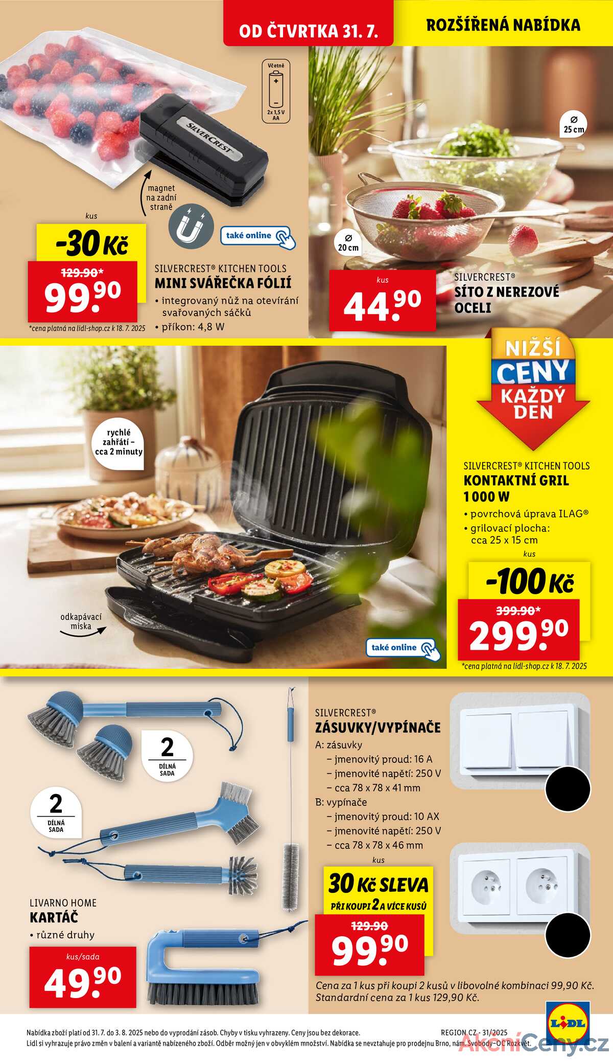 Lidl Spotřební zboží 28.7. - 3.7. strana 19