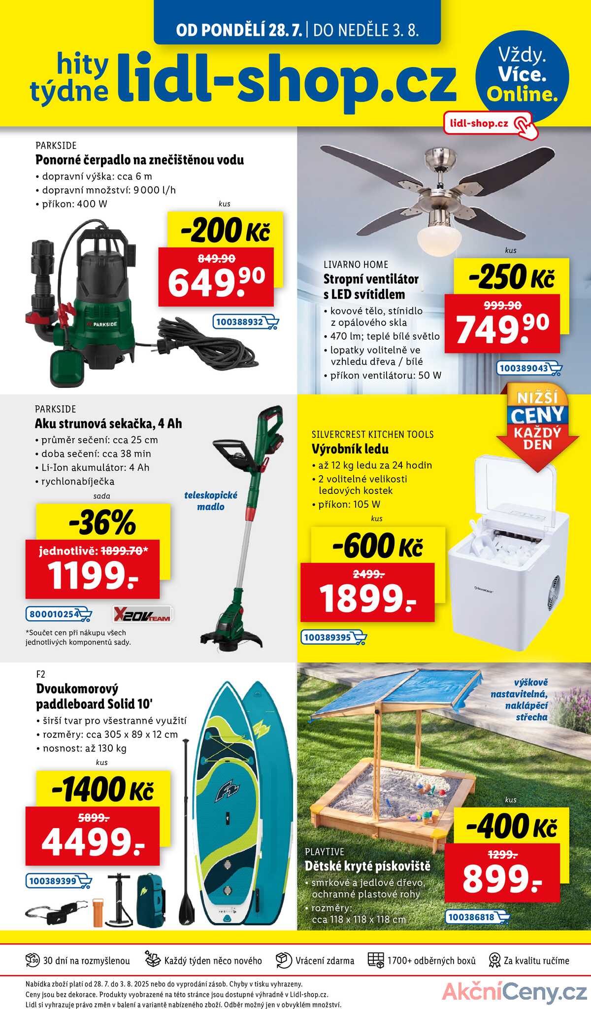 Lidl Spotřební zboží 28.7. - 3.7. strana 25