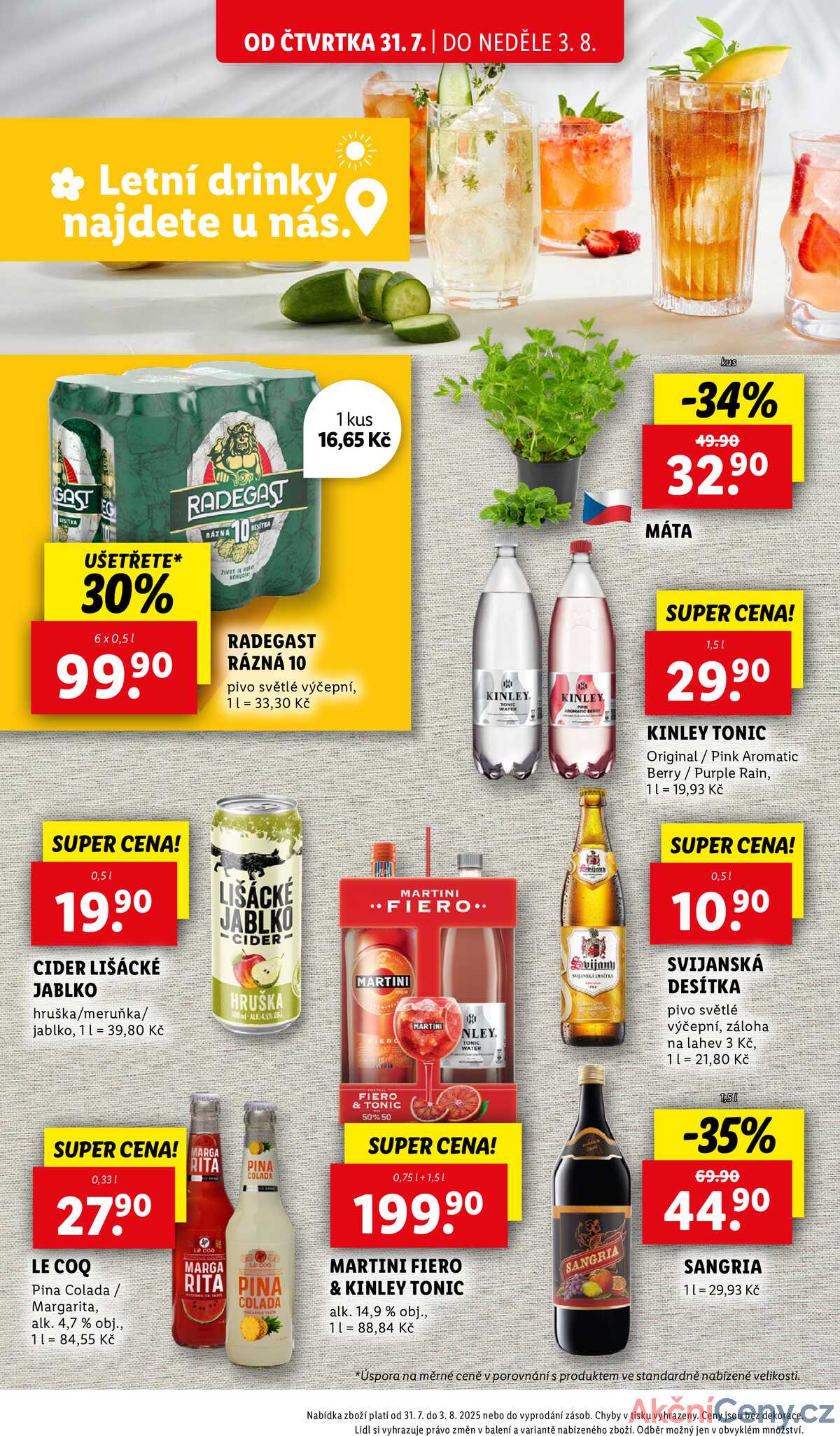 Lidl Čtvrtek od 31.7. do 3.8.2025 strana 20