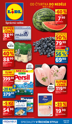 Lidl Čtvrtek od 31.7. do 3.8.2025