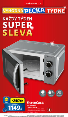 Lidl Čtvrtek od 31.7. do 3.8.2025