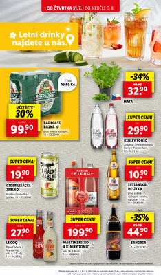 Lidl Čtvrtek od 31.7. do 3.8.2025