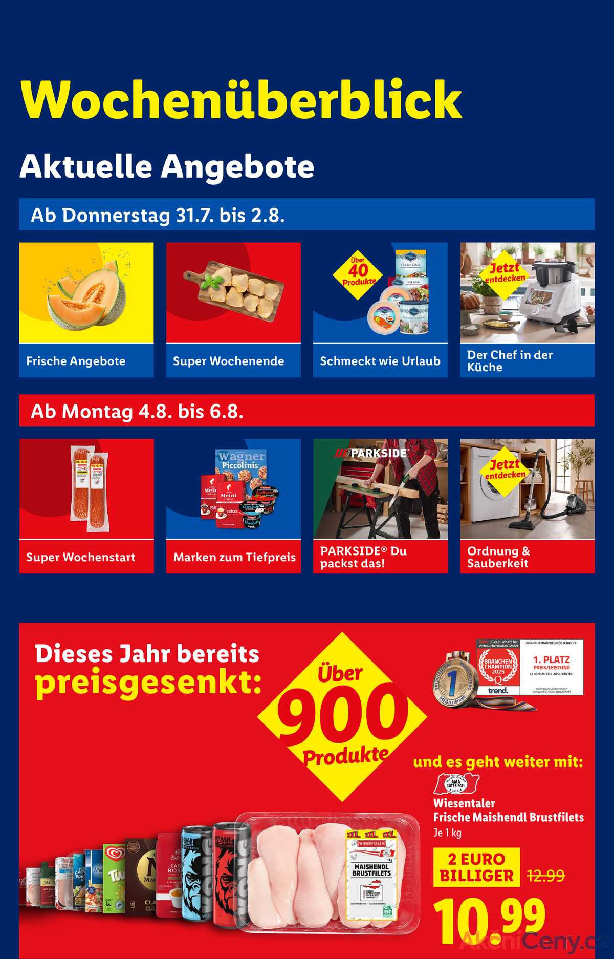 Leták Lidl Rakousko 31.7.-6.8.2025 strana 2
