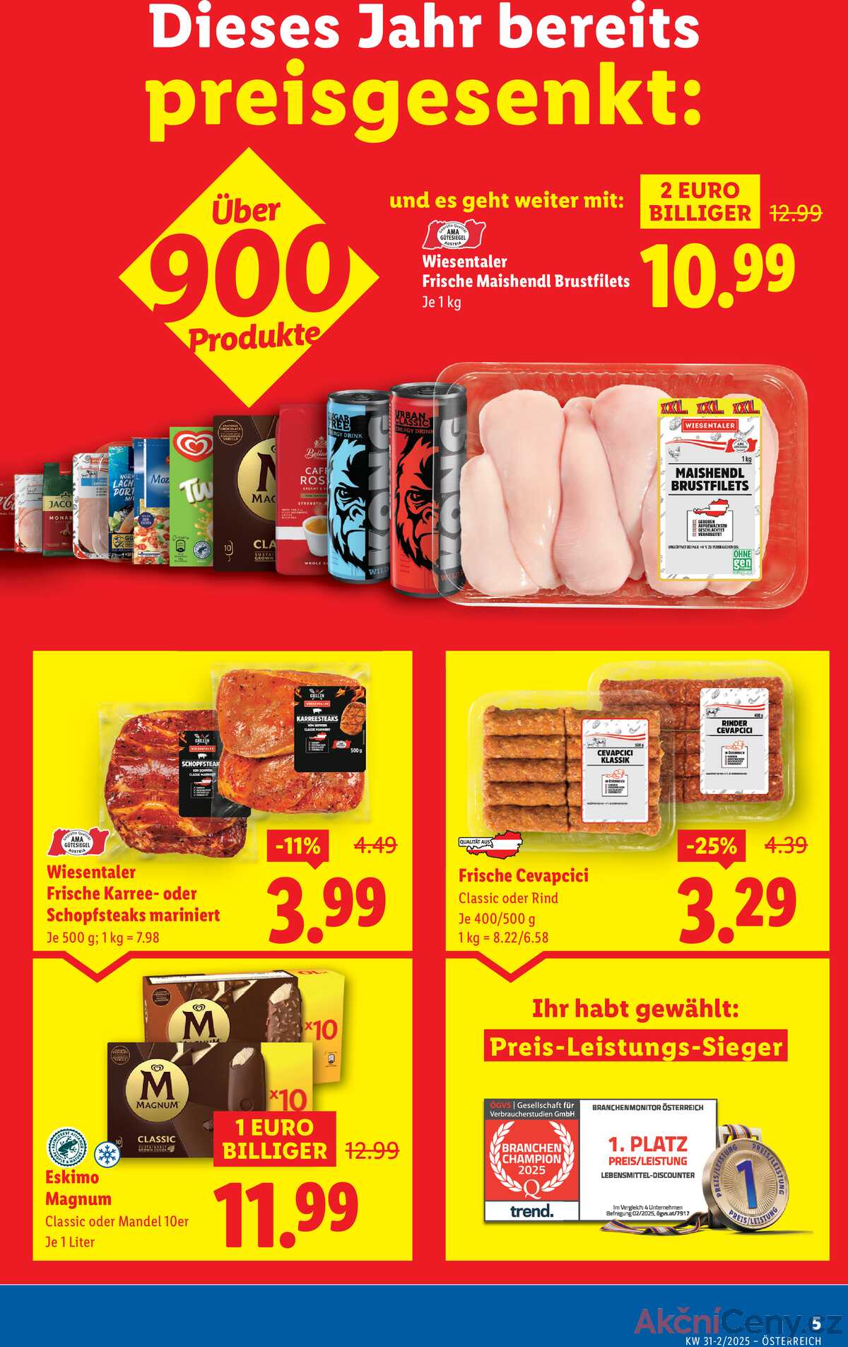 Leták Lidl Rakousko 31.7.-6.8.2025 strana 7