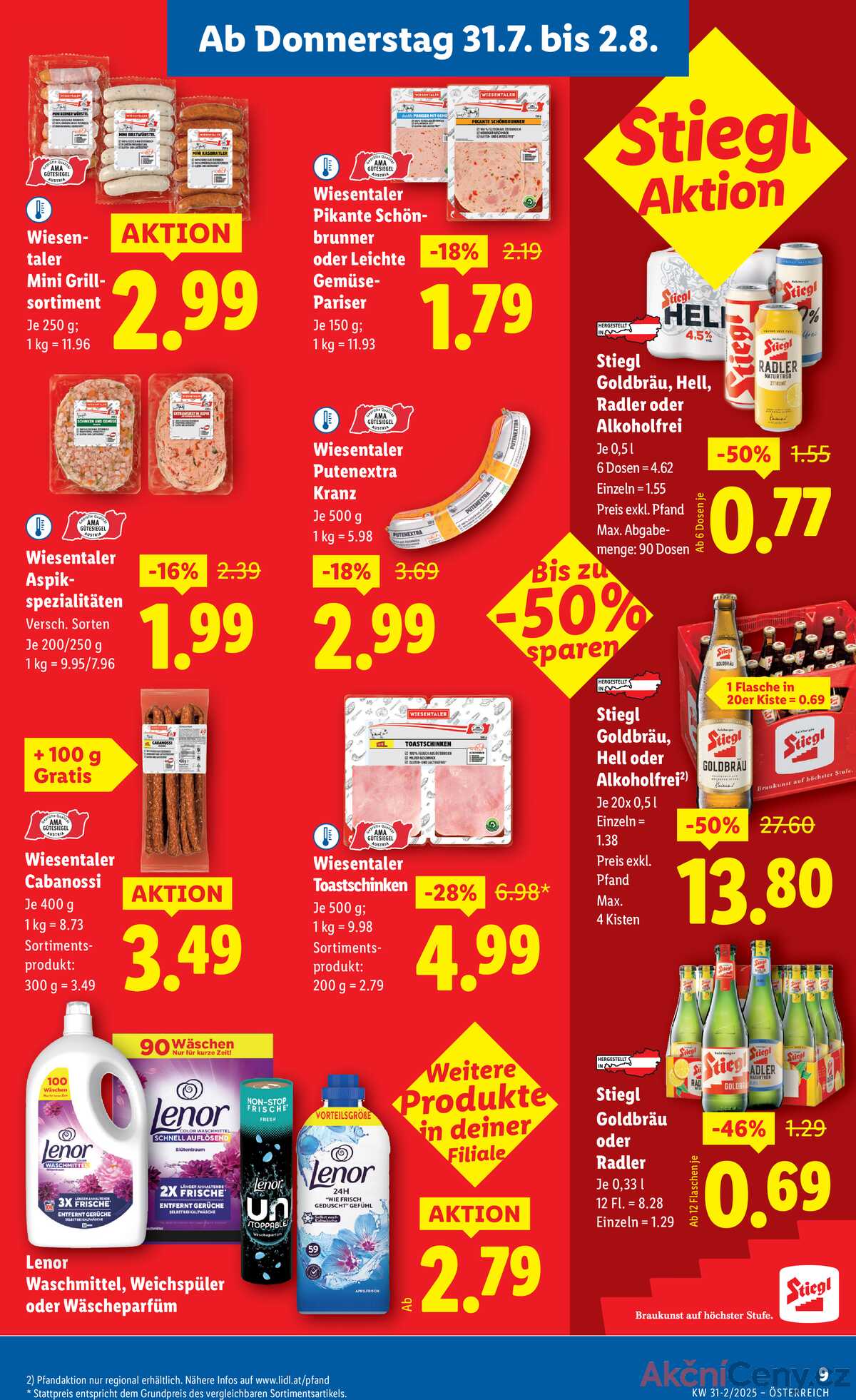 Leták Lidl Rakousko 31.7.-6.8.2025 strana 11