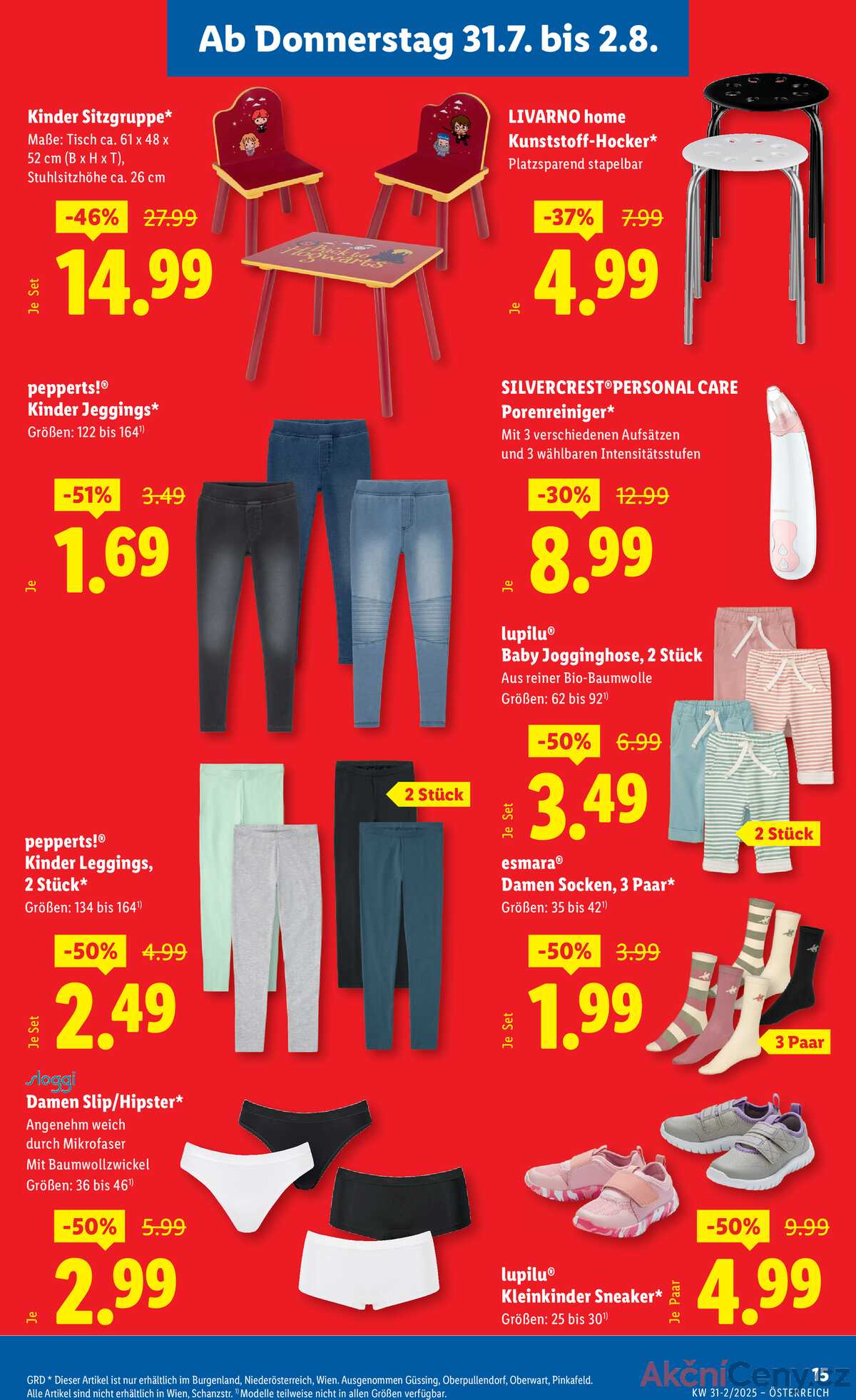 Leták Lidl Rakousko 31.7.-6.8.2025 strana 17