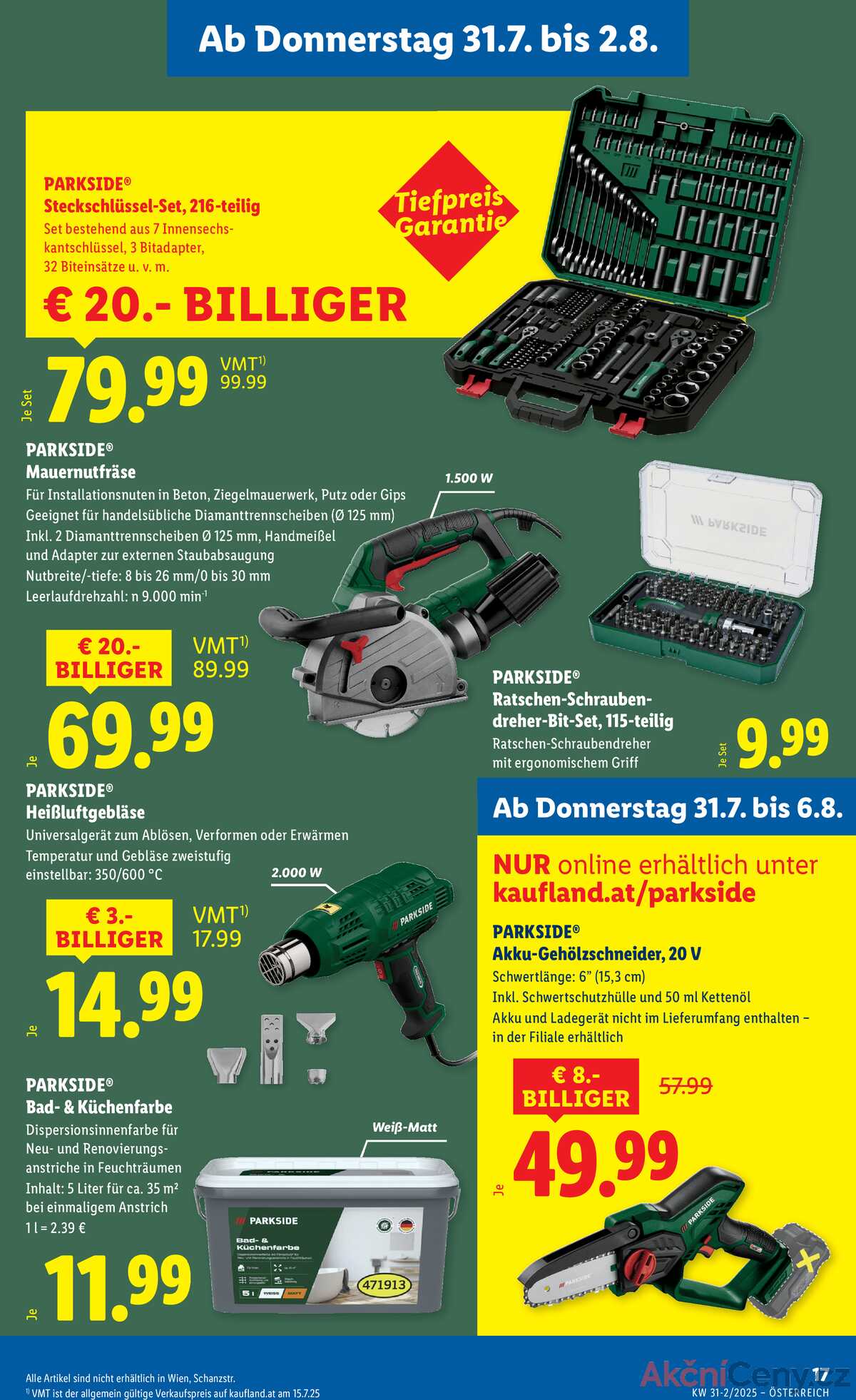 Leták Lidl Rakousko 31.7.-6.8.2025 strana 19
