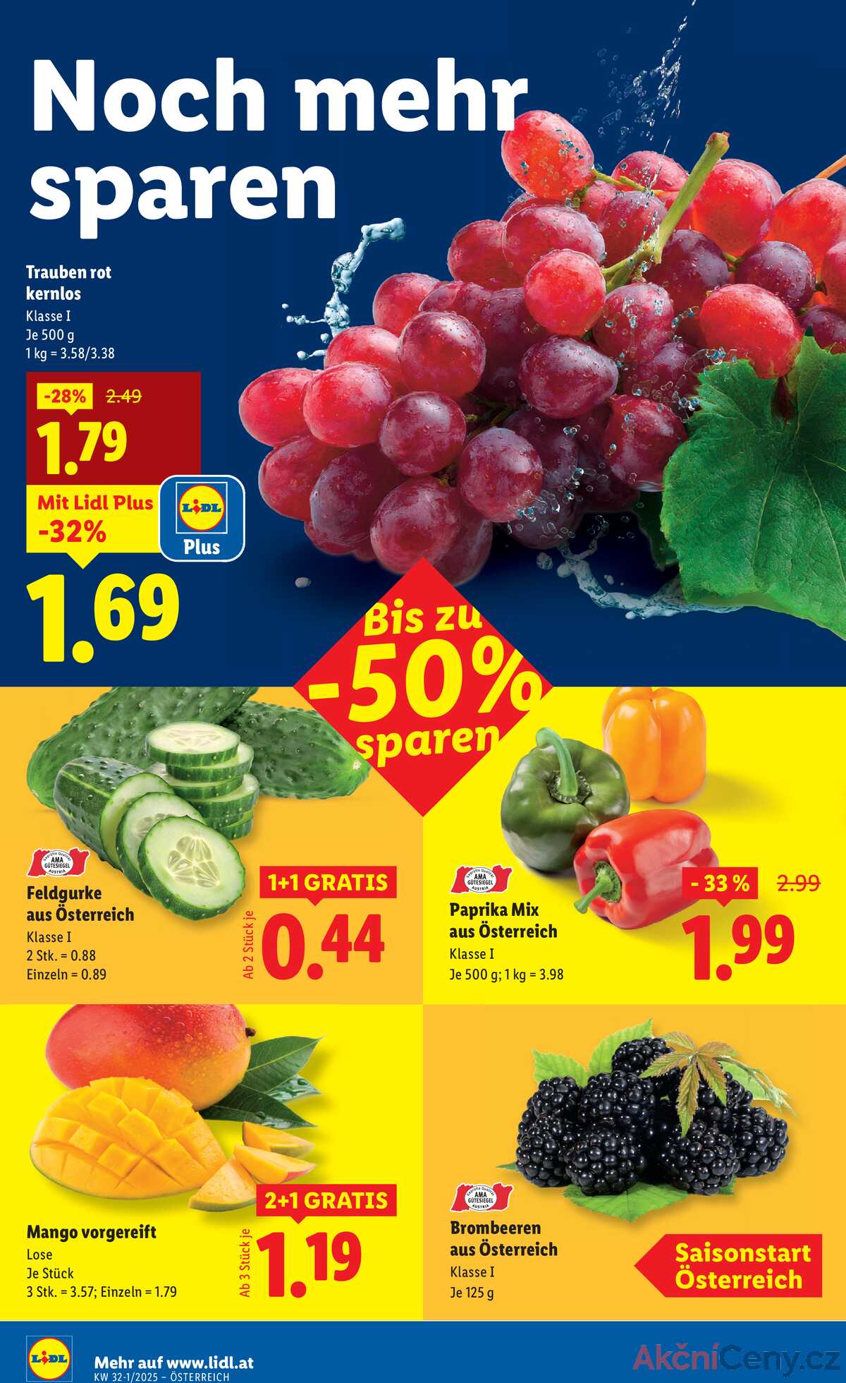 Leták Lidl Rakousko 31.7.-6.8.2025 strana 34