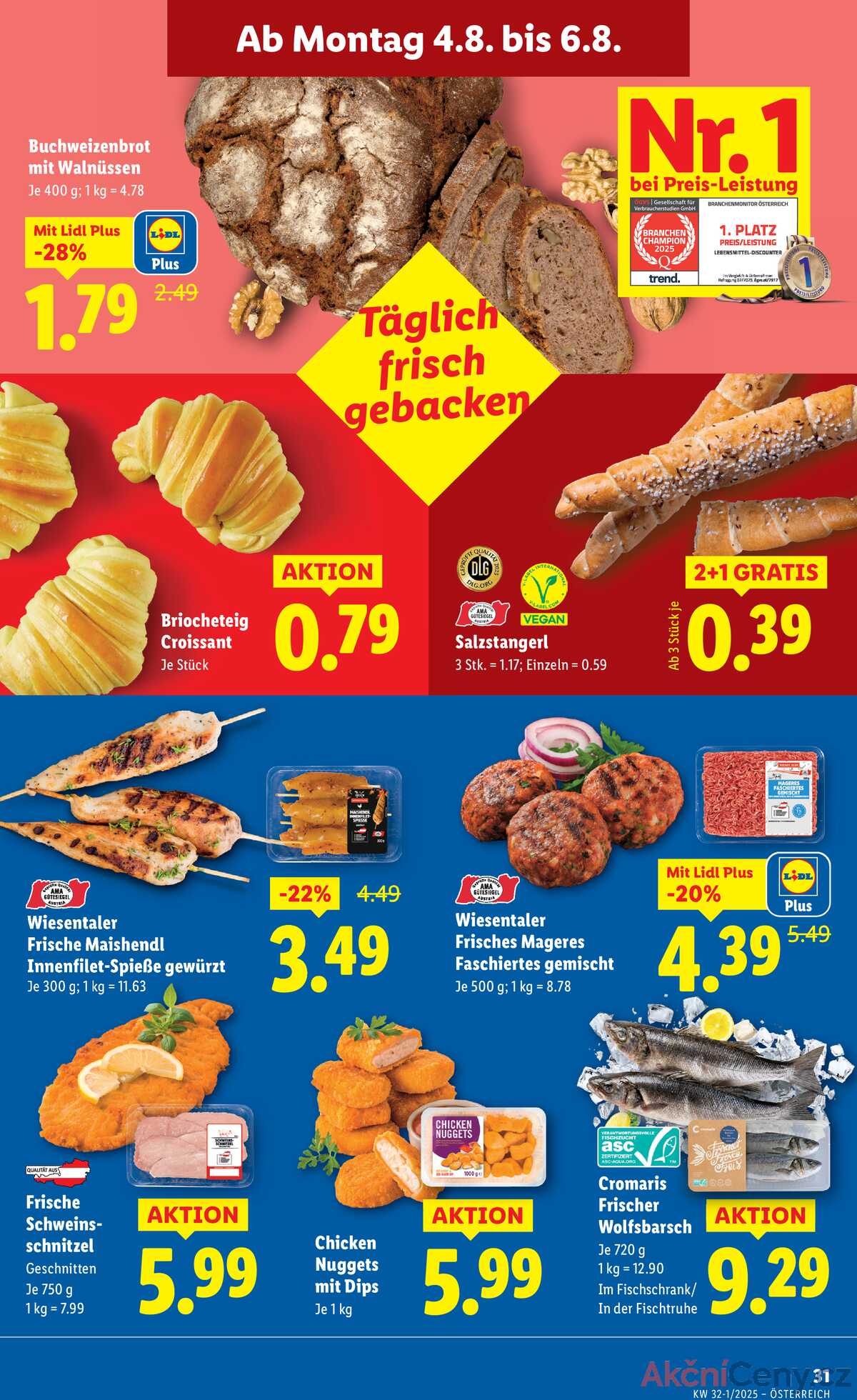 Leták Lidl Rakousko 31.7.-6.8.2025 strana 35