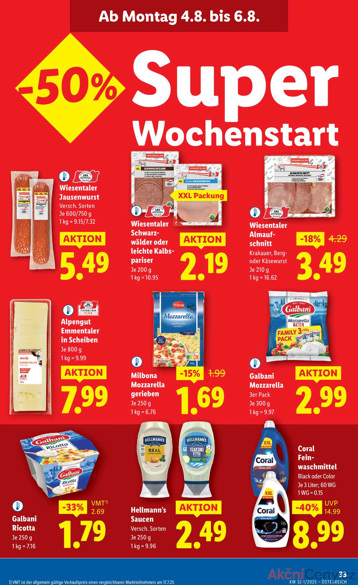 Leták Lidl Rakousko 31.7.-6.8.2025 strana 37