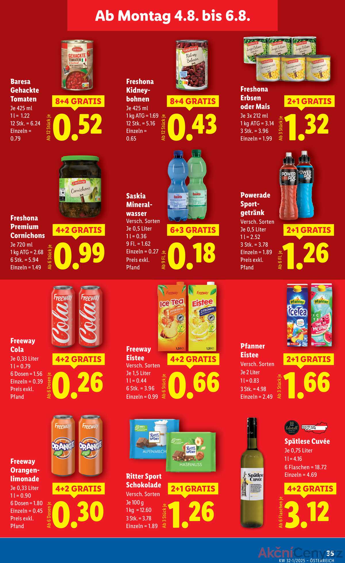 Leták Lidl Rakousko 31.7.-6.8.2025 strana 39
