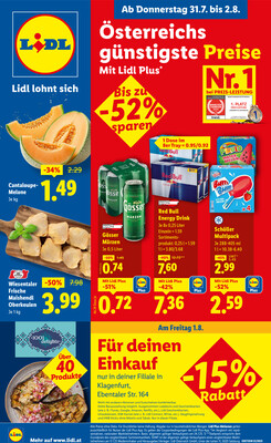 Lidl Rakousko (Österreich) letáky