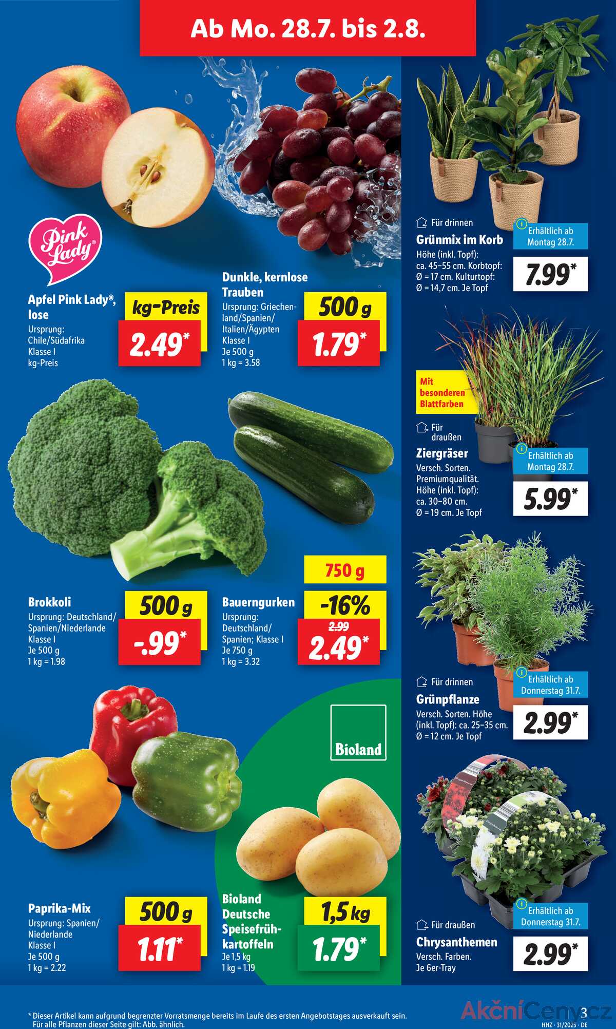 Leták Lidl Německo 28.7.-2.8.2025 strana 3
