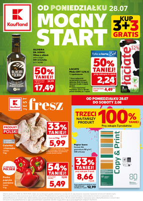 Leták Kaufland Polsko 28.7.-30.7.2025 - Silný start