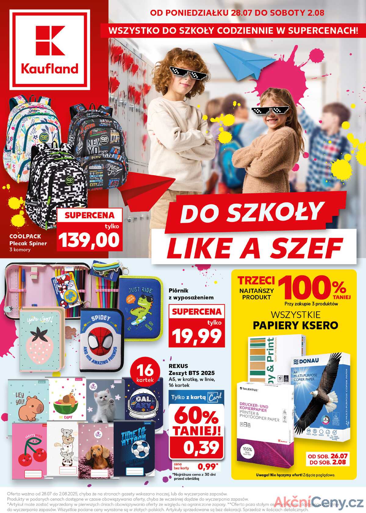 Leták Kaufland Polsko 28.7.-2.8.2025 strana 1