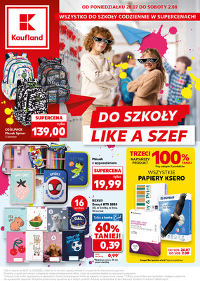 Leták Kaufland Polsko 28.7.-2.8.2025