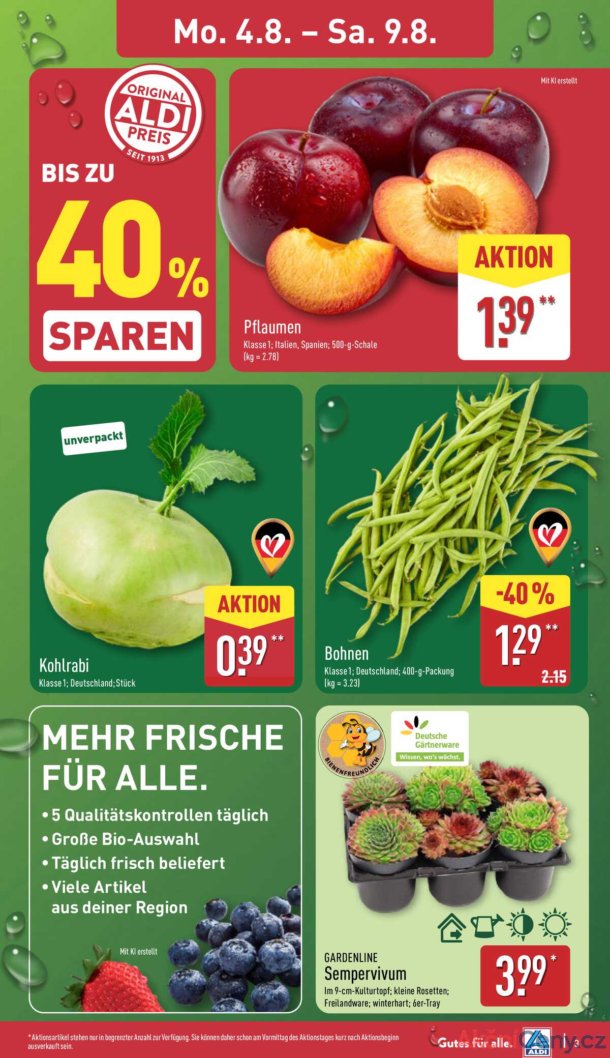 Leták ALDI Německo 4.8.-10.8.2025 strana 3