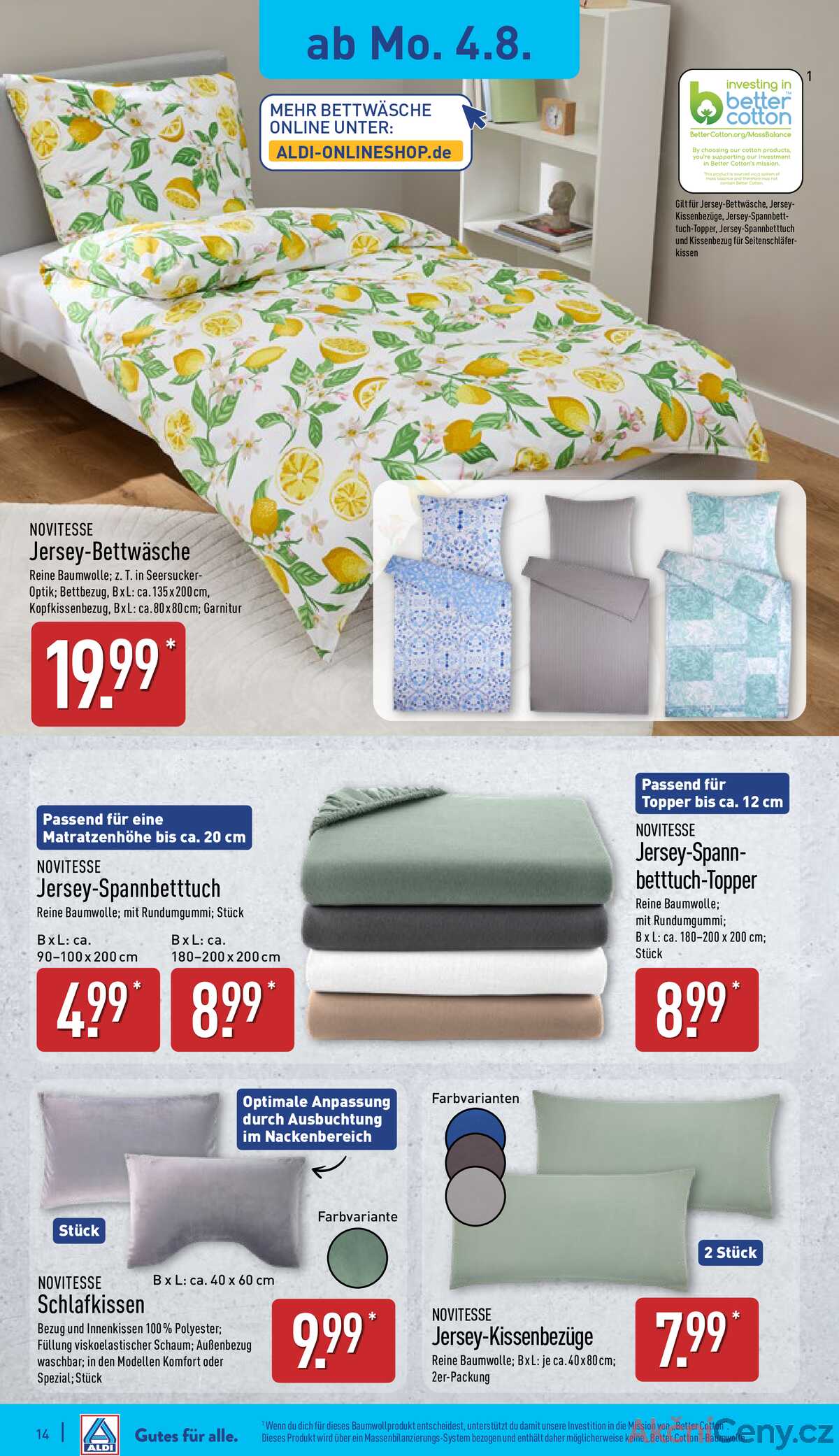 Leták ALDI Německo 4.8.-10.8.2025 strana 14