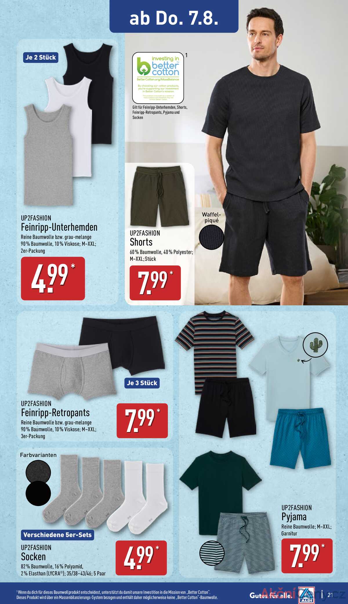 Leták ALDI Německo 4.8.-10.8.2025 strana 21