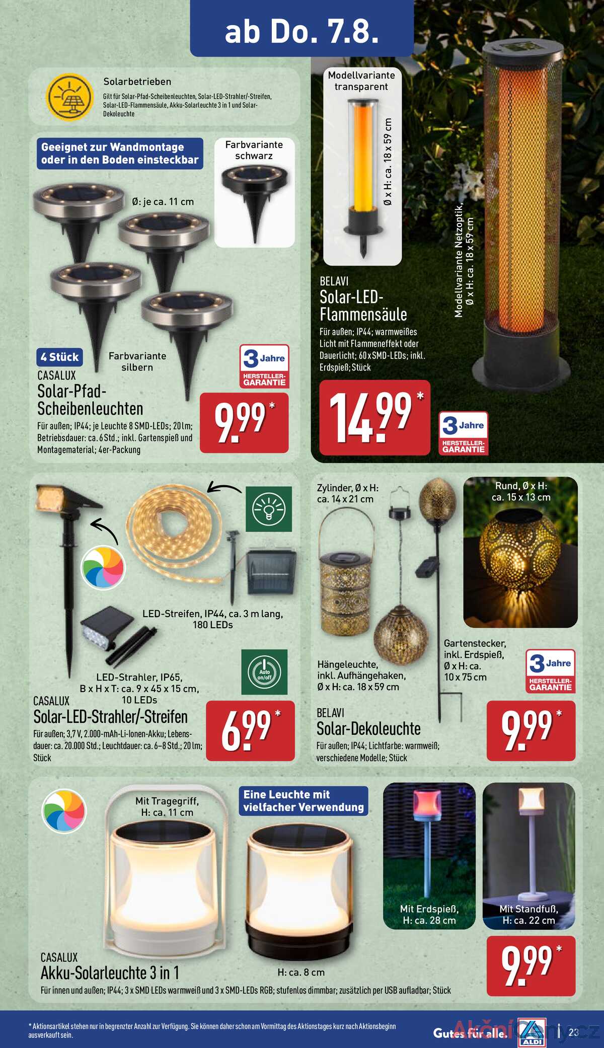 Leták ALDI Německo 4.8.-10.8.2025 strana 23
